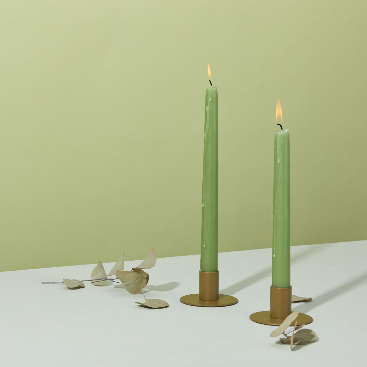 Hand Dipped Taper Set - Sage