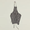 Linen Apron - Black Check