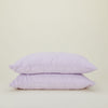 Simple Linen Pillowcases, Set of 2 - Lilac
