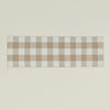 Simple Plaid Runner - Ivory/Flax