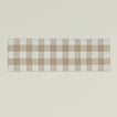 Simple Plaid Rug, 2.5' x 8' - Ivory/Flax
