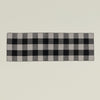 Simple Plaid Runner - Light Grey/Black