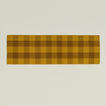 Simple Plaid Rug, 2.5' x 8' - Mustard/Bronze