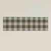 Simple Plaid Runner - Sage/Olive