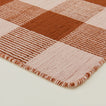 Simple Plaid Rug - Blush/Terracotta