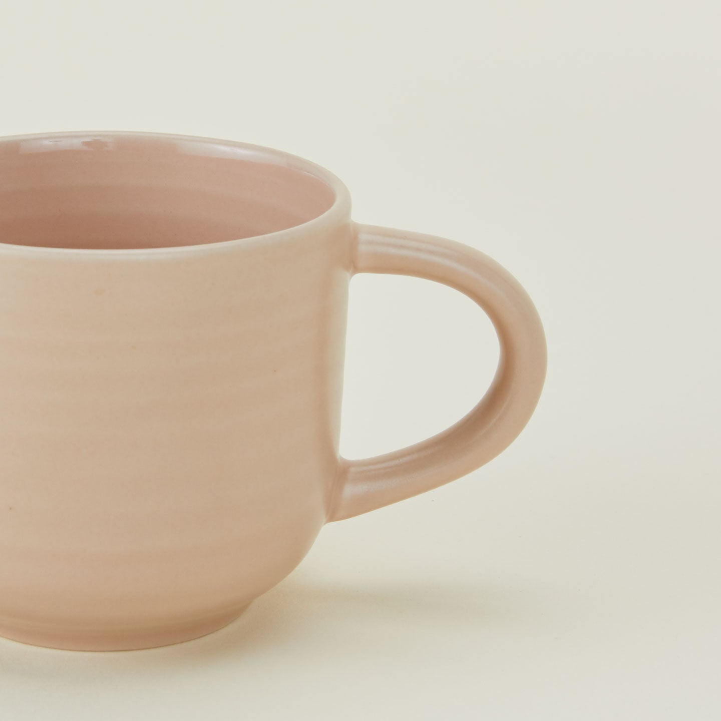 Close up of Essential Mug in Blush.