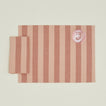 Essential Striped Dinner Napkin and Placemat in Blush and Terracotta