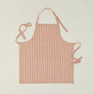 Essential Striped Apron - Blush/Terracotta