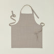 Essential Check Apron Light Grey/Dark Grey