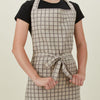 Essential Check Apron - Light Grey/Dark Grey