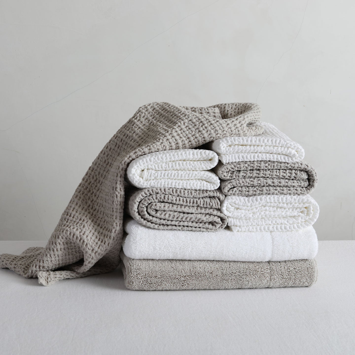 Simple Terry Bath Mat - White