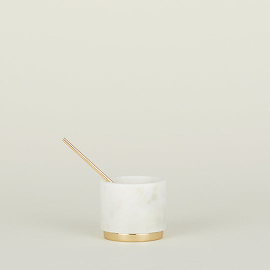 Simple Marble Sugar + Salt Dish