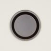 Overhead of spun iron pie dish