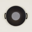 Spun iron wok