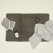 Simple Terry Bath Mat - Dark Grey