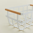 A modern Dual Handled Storage Basket. 
