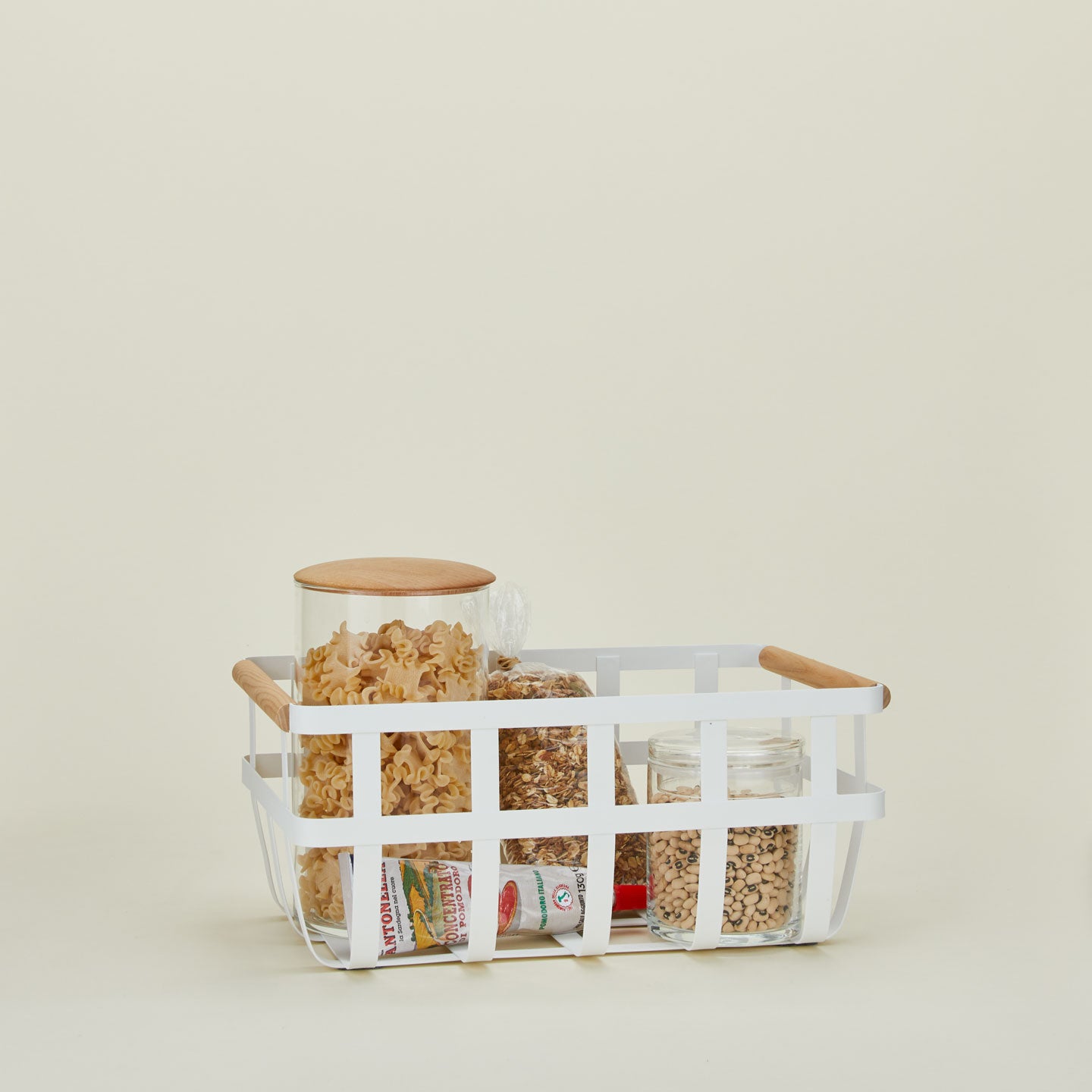 A modern Dual Handled Storage Basket