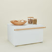 A modern bread box.