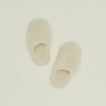 Fuzzy Wool Slippers - White