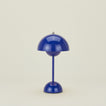 Flowerpot portable lantern in cobalt