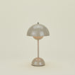 Flowerpot portable lantern in light grey