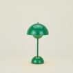 Flowerpot portable lantern in signal green