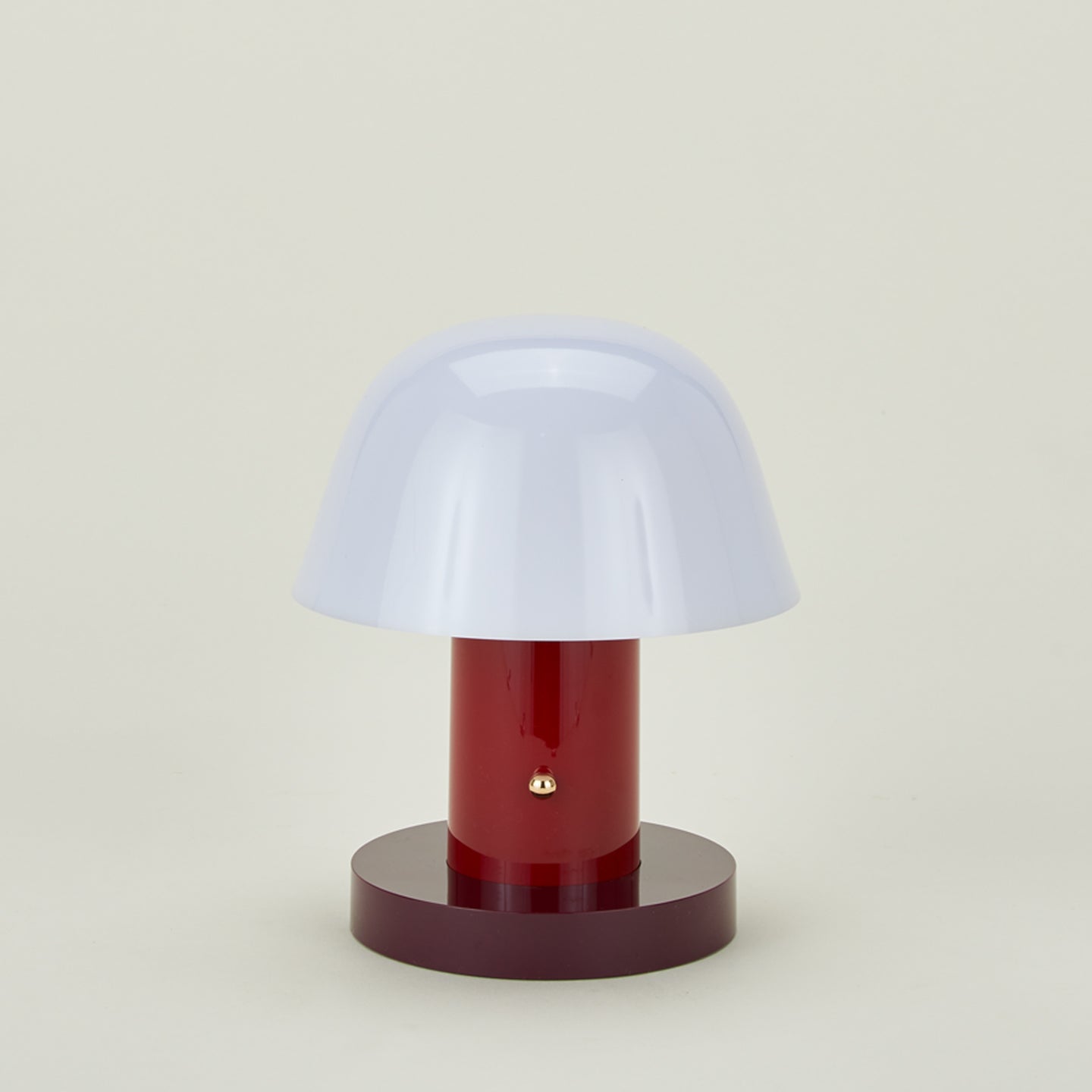 Red and plum setago rechargeable lamp