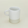 Close up view of Atelier Trema rustic mug