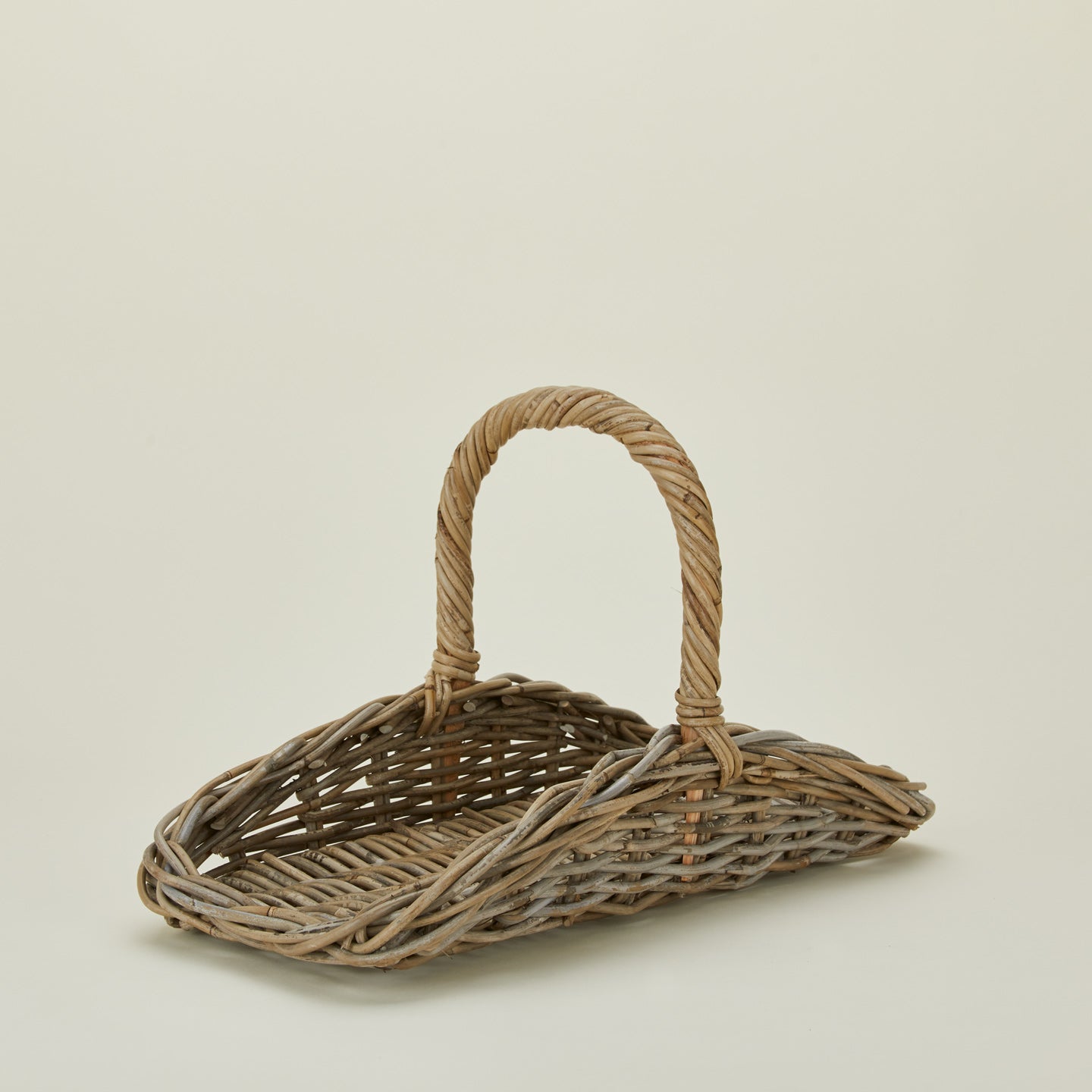 Rattan Garden Trug Basket