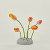 River Rock Oval Ikebana Vase