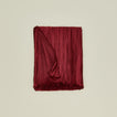 Cahaya pleated tablecloth in red