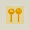 Lemon Yellow Salad Servers