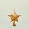 5 Point Star Tree Topper - Antique Gold