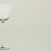 Detail view of crystalline wine glass