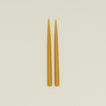 Danica taper candle pair in honey