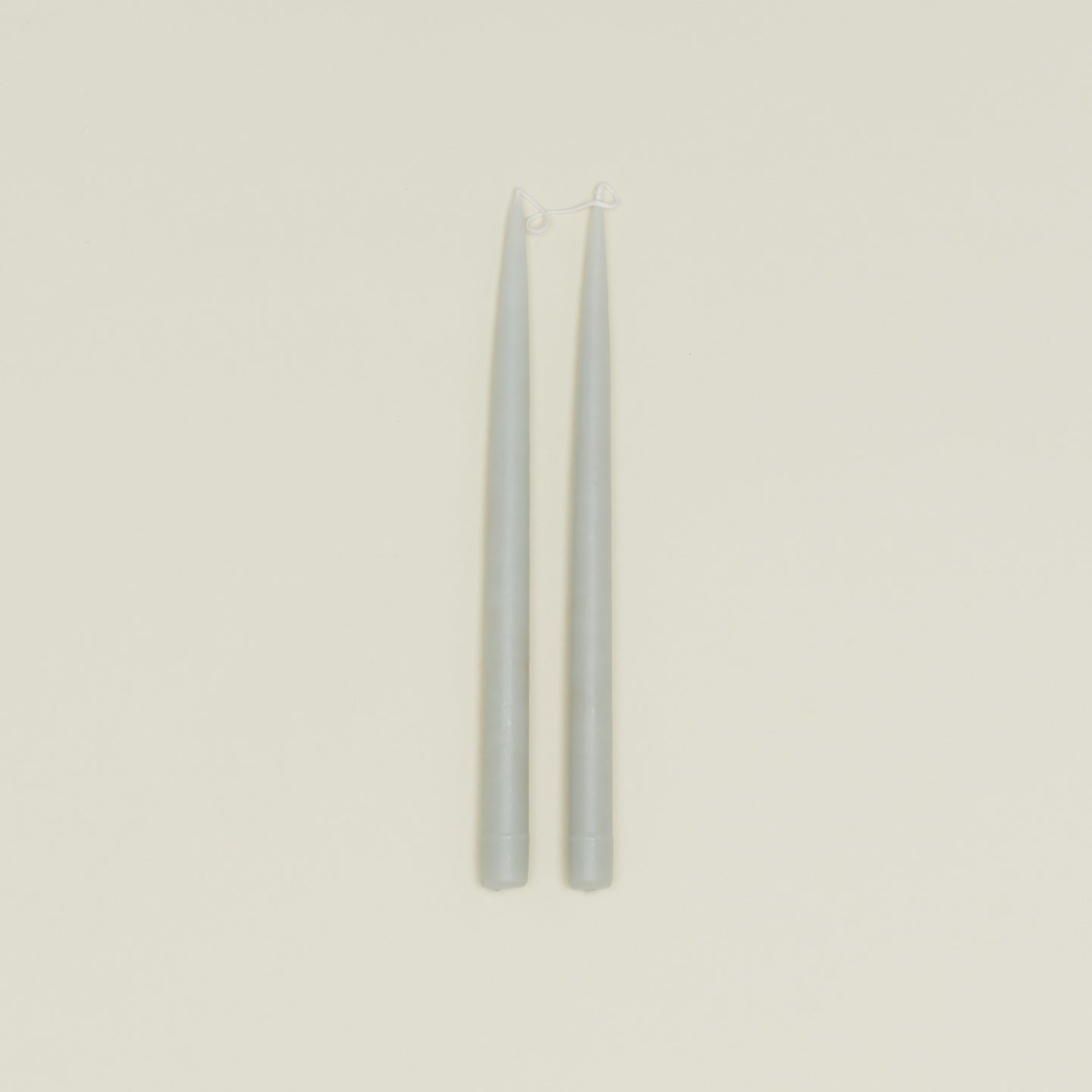 Danica taper candle pair in pewter
