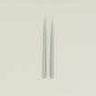 Danica taper candle pair in pewter