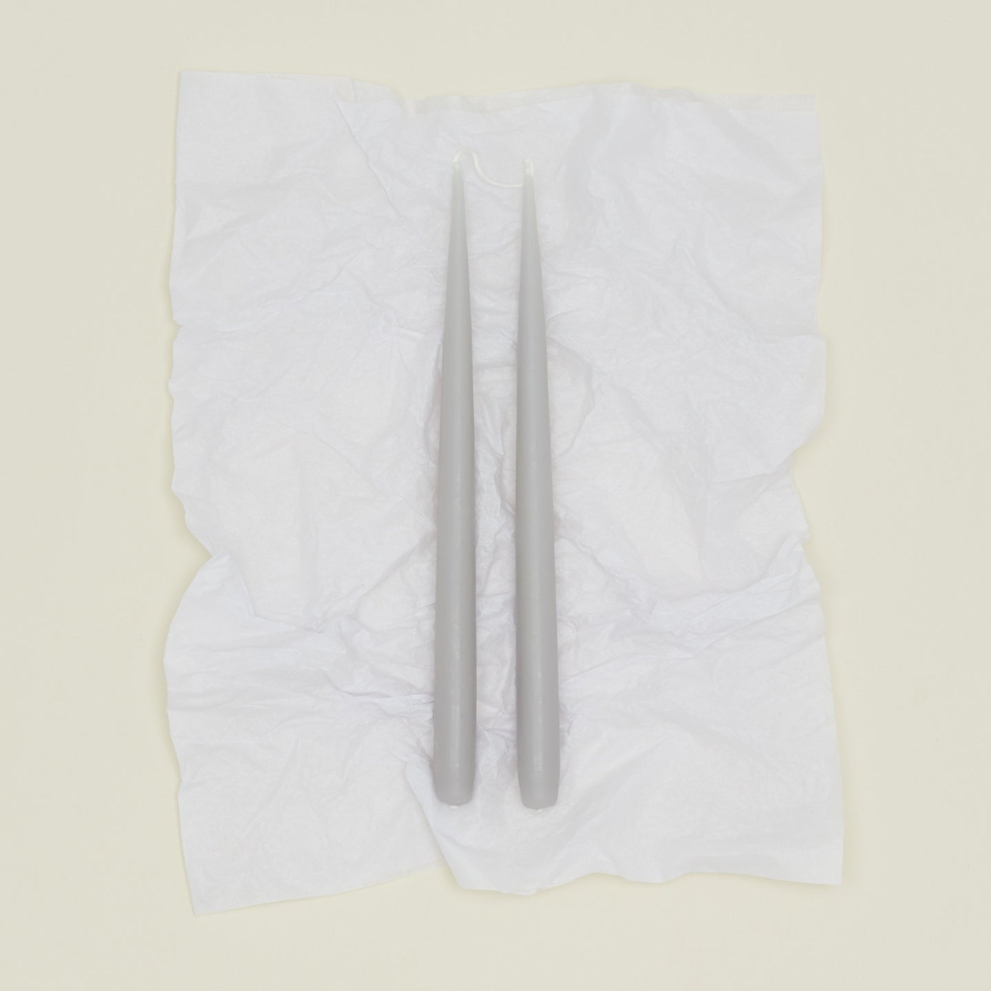Danica taper candle pair in pewter