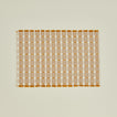 Dove and Donkey hopsack placemat in honey