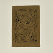 Linen tea towel with olives