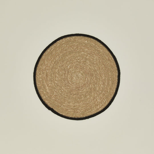 Essential Woven Placemat, Set of 4 - Black