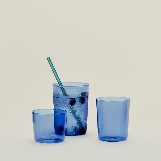 Essential Glassware, Set of 4 - Blue