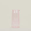 Essential Glassware Pitcher in Blush.