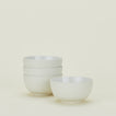 Four Essential Large Bowls in Bone.