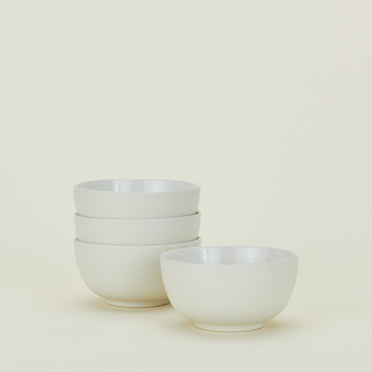 Essential Large Bowl, Set of 4 - Bone