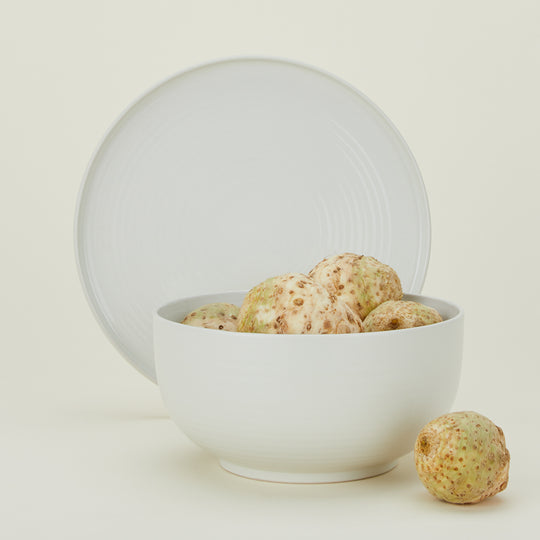 Essential Serveware, 2 Piece Set - Bone