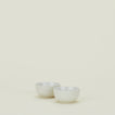 Two Essential Extra Small Bowls in Bone.