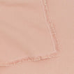 Close up view of essential cotton placemat in blush