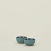 Set of 2 essential dinnerware extra small bowls in peacock