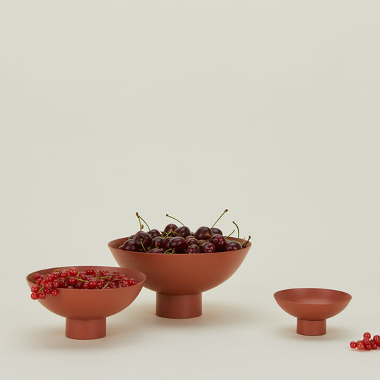 Essential Footed Bowl - Terracotta